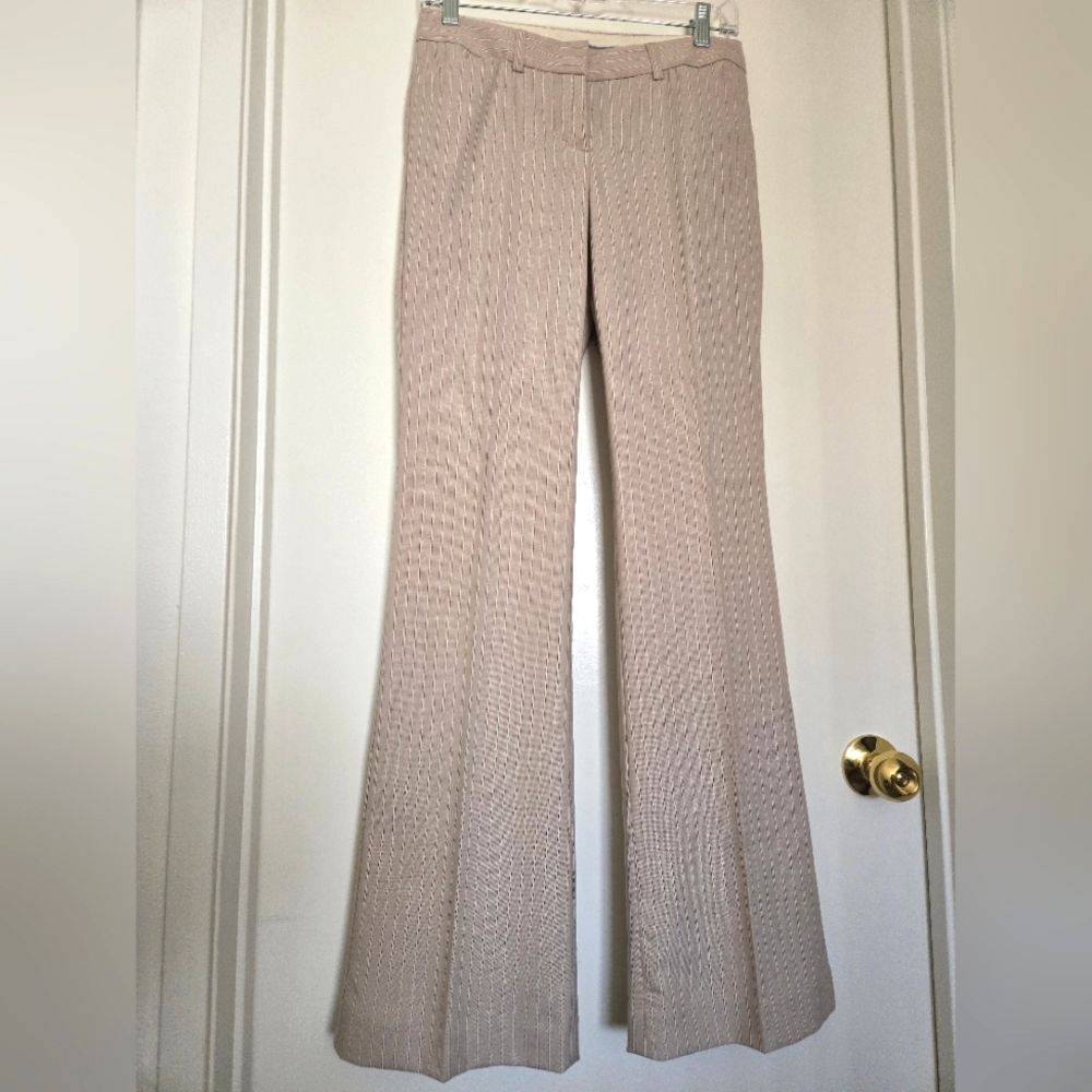 Express Editor Pinstripe Flare Pants